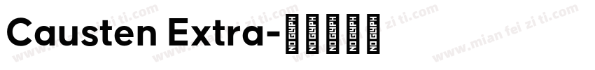 Causten Extra字体转换